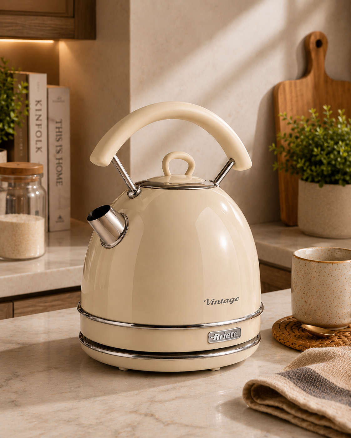 Pava eléctrica Ariete Vintage beige